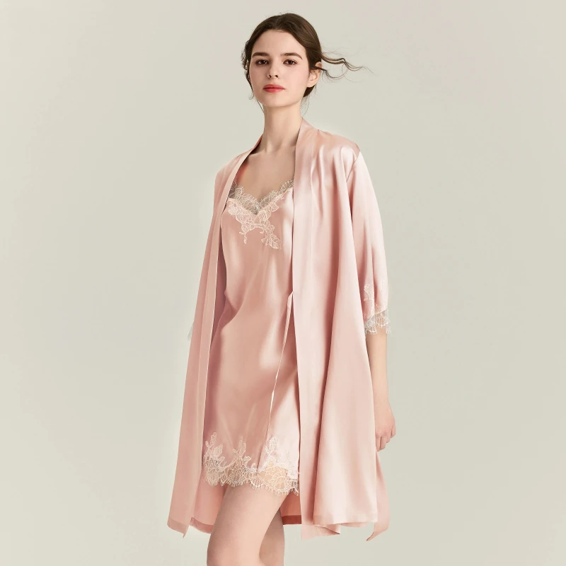 Zestaw szlafroków z jedwabiu m – Robe Silk Women recenzja i cena