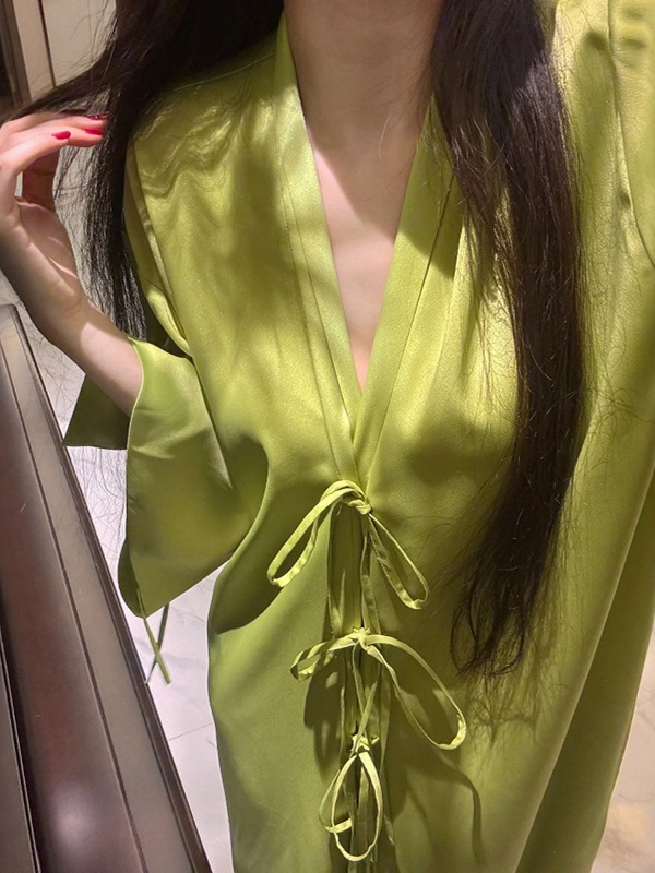 Lekki, długi kardigan z jedwab – Robe Silk Women recenzja i cena